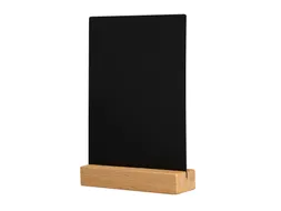 Krijtbord Europel Tafelmodel met Eiken houten voet A5