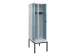 locker met bank,voor scheiding van kleding,HxBxD 2120x600x815mm,2vak