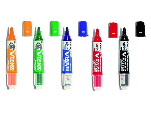 Feutre tableau blanc Pilot V-Board Master ogive 2,3mm ass 5pcs