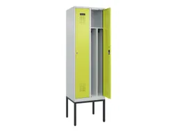 locker voor scheiding van kleding,HxBxD 2120x600x500mm,2vak