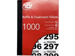 Genummerde Loterij- En Garderobetickets 1-1000