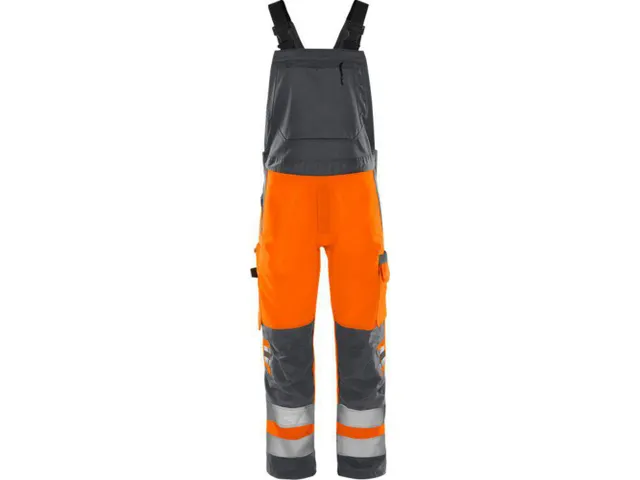 Fristads 1030 Amerikaanse overall voor P/COT, fluo oranje/grijs, maat