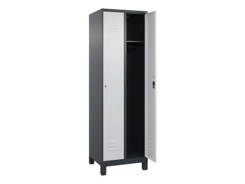locker,HxBxD 1950x600x500mm,2vak,vak B 300mm,cil.-slot,voeten