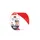 Rood/WIT Veiligheidslint 100 Meter Rol