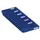Stellingbak Extra Vlak Pp Hxbxd 65X240X500Mm Blauw