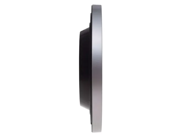 Horloge murale MAULstep RC Ø30x5cm plastique argent/blanc avec pile