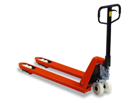 Palletwagen 2.5t Zwenk/vorkwielen Nylon Dubbelvoudig Vorklengte 910mm