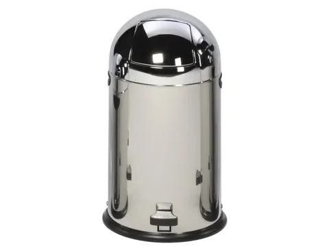 Push & Kick Afvalbak Rvs 40 Liter Hxd 730x415mm Met Voetpedaal