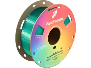 PLA Dual Silk 1,75mm groen-chrome 1kg Panchroma 3D Filament - 1