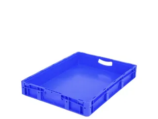 Euronorm Stapelkrat Pp 120x800x600mm 49l Standaardbodem 60kg - 1