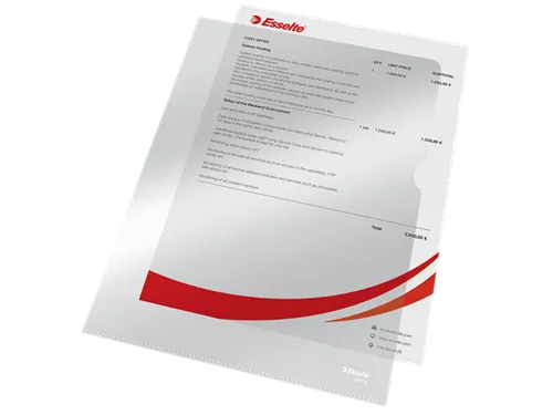 L-map Esselte Standaard A4 Pp Transparant 0.11mm