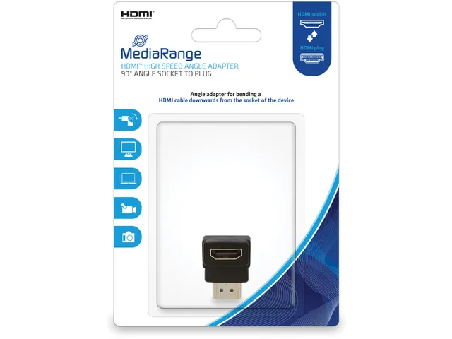 HDMI High Speed Hoek-adapter 90 graden
