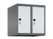 opzetkast,v. locker,2vak.,vak B 250mm,HxBxD 500x500x500mm,vleugeldeur