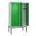 locker voor scheiding van kleding,HxBxD 2120x1200x500mm,4vak