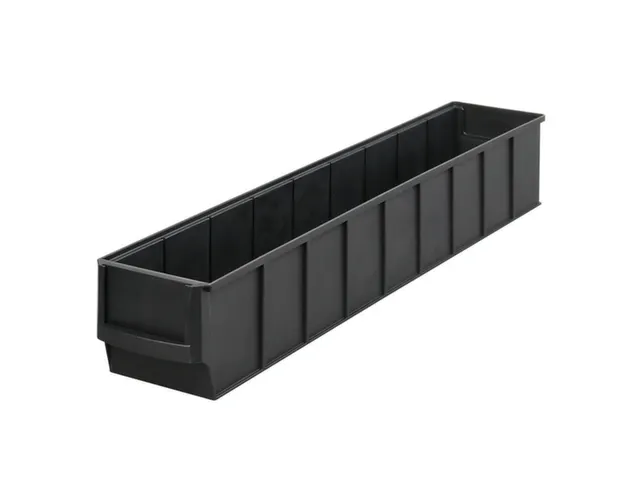 bac compartimentable ESD,HxlxP 81x91x500mm,PP,noir