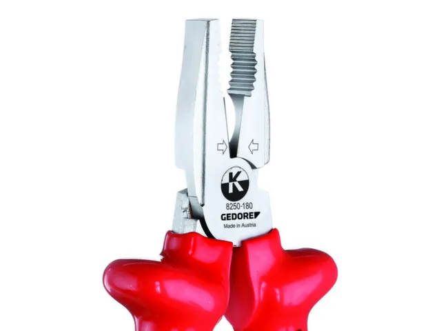 Pince combinée VDE Kraft avec isolation par immersion 160 mm