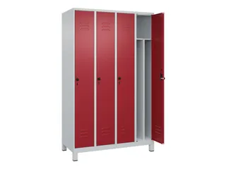 locker voor scheiding van kleding,HxBxD 1950x1200x500mm,4vak - 2