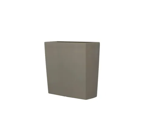 plantenpot,trapeziumvormig,PE,beigegrijs,HxBxD 900x900x390mm,55l