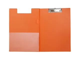 Klembordmap MAUL A4 staand met penlus PVC neon oranje - 4