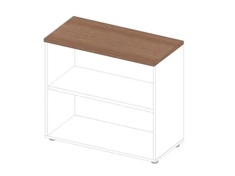 kantoorstelling HxBxD 815x900x450mm 2 OH 1xhouten vloer wit noten