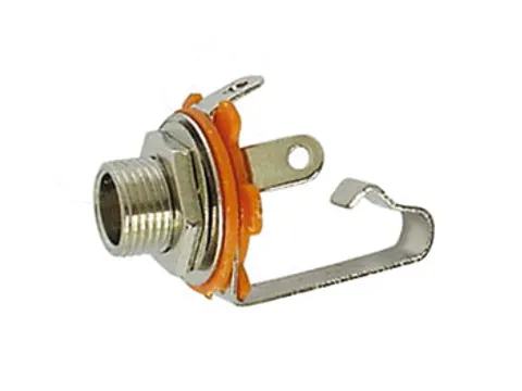 Vrouwelijke 6.35mm Mono Jack - Open Circuit - Chassismontage