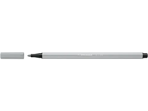 Viltstift STABILO Pen 68/94 medium lichtgrijs
