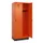 locker,HxBxD 1950x800x500mm,2vak,vak B 400mm,draaigrendel,sokkel