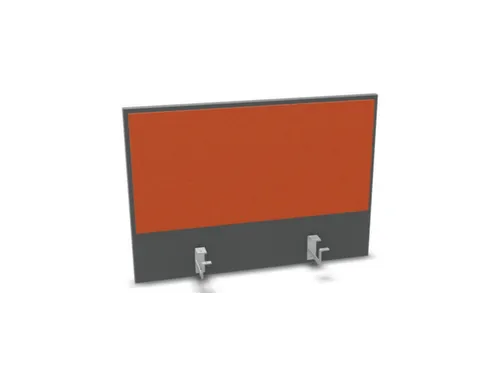 opzetpaneel bureau aanbouw achter MS-donkergrijs BN3012-oranje 800mm