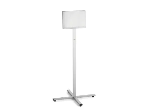 Vloerstandaard info stand outdoor A4 grijs
