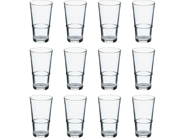 Mammoet Budgetline Bierglas Amsterdam stapelbaar 34cl, doos 12 stuks