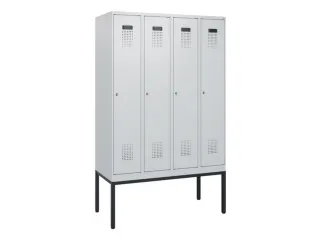 schoollocker,HxBxD 1950x1200x500mm,4vak,vak B 300mm,cil.-slot - 2