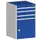 ladekast HxBxD 1000x650x650mm 4laden romp RAL7035 front RAL5010