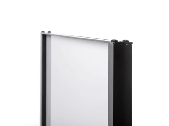 Totem Paneel+ Dubbelzijdige Display 42x120cm Zwart frame