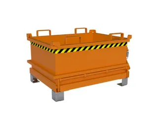 mini-bodemklepcontainer,HxLxB 625x800x1000mm,0,24m³,inrijbeugel,staal - 2