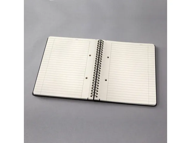 Bloc note Sigel Conceptum hardcover A5 spiralé noir ligné
