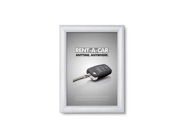 Kliklijst A5 Rechte Hoeken 20mm Zilver