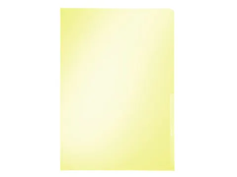 L-map Leitz premium A4 0.15mm PVC geel