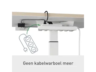 Zit-Sta bureau 80x60cm Leitz Ergo elektrisch klein - 16