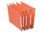 Hangmap Esselte Orgarex Dual lateraal A4 U-bodem 15mm oranje