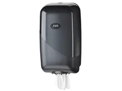 Poetspapierdispenser Pearl Line P17 klein zwart 431155