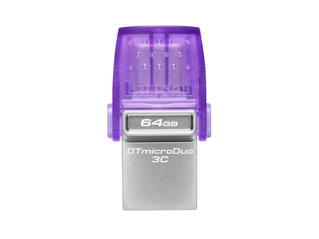64GB DataTraveler microDuo 3C 200 MB/s dubbele USB-A + USB-C