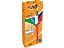 Colours Shine 4-kleurenbalpen medium lichaam rood