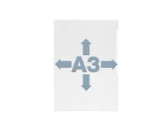L-map A3 Kristalhelder Transparant 0.03mm