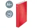 Ringband Leitz WOW A4 maxi 2-rings D-mechaniek 25mm rood