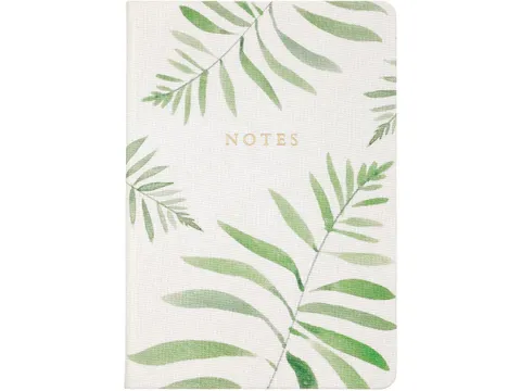 Notitieboek Èccolo HL Linen Fern lijn ca15x20cm 80gr. 256 pag.