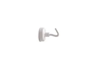 Magneet met haak MAUL 25mm trekkracht 3kg wit 5 stuks - 2