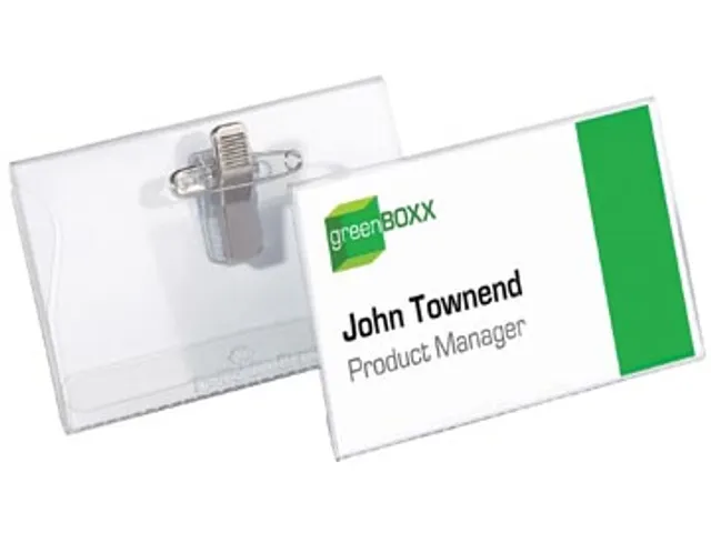 Congresspeld Met Combiklem 8101 54x90mm