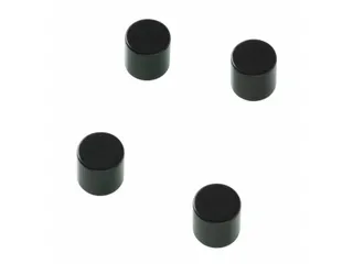 Glasbordmagneten Naga 10x10xmmcylinder set a 4st. zwart - 1