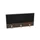 opzetpaneel bureau aanbouw achter NV bruin hickory zwart 1200mm