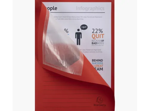 Venstermap Exacompta Forever L-map 120gr karton Rood